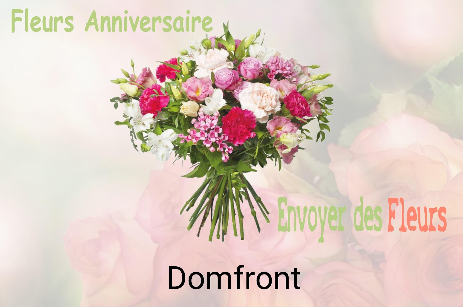 Bouquet de fleurs d’anniversaire livré à Domfront