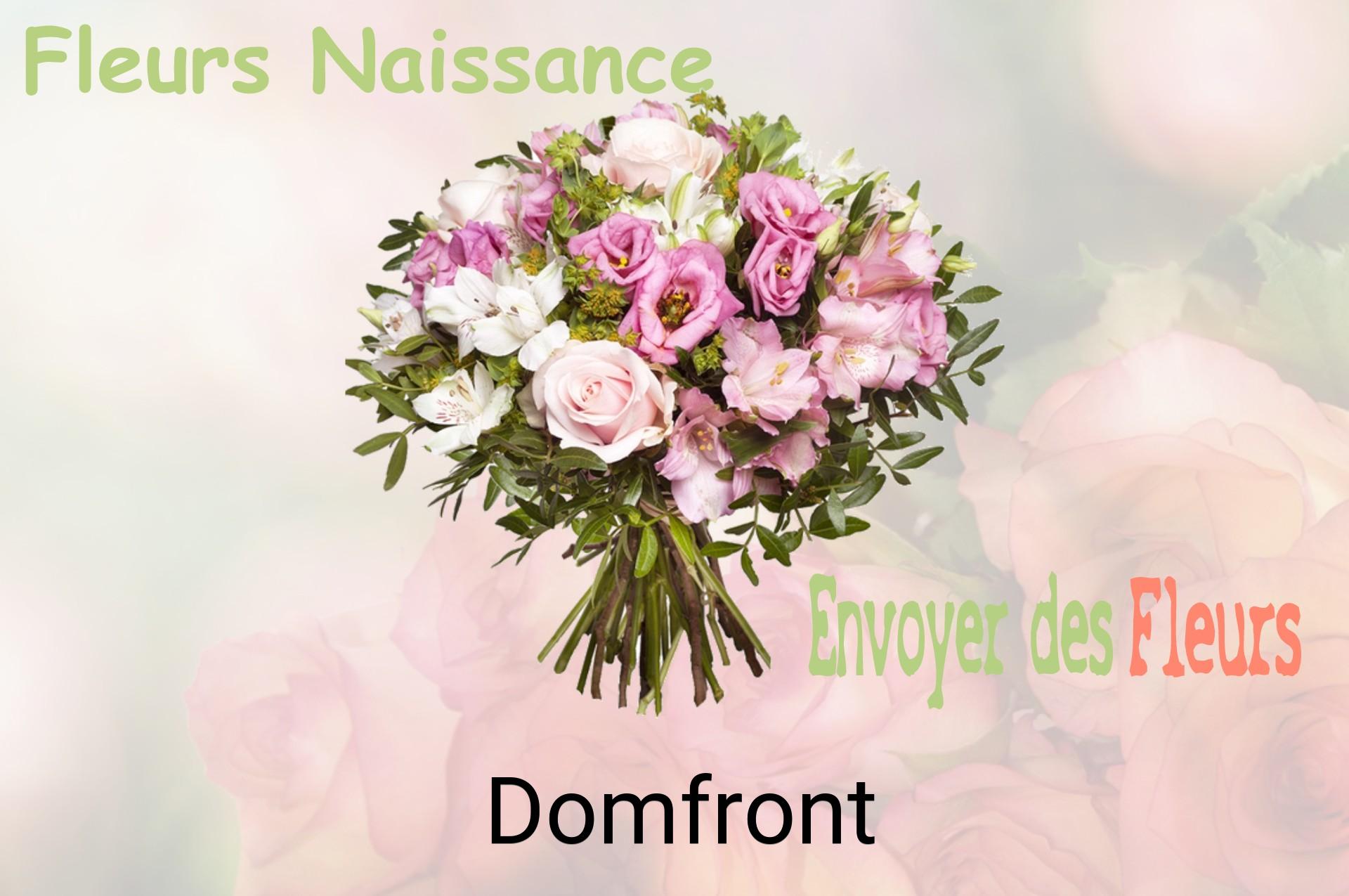 Bouquet de fleurs de naissance livré à Domfront